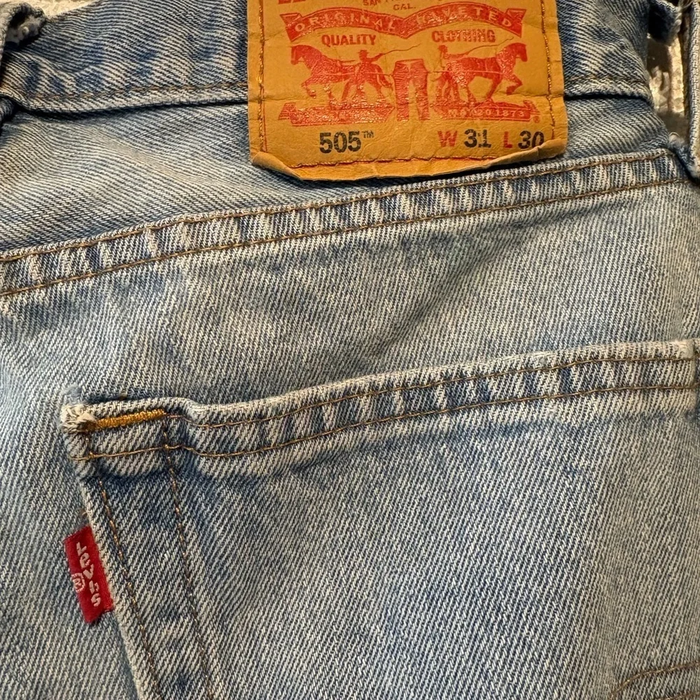 Levi's Light Blue Straight Jeans